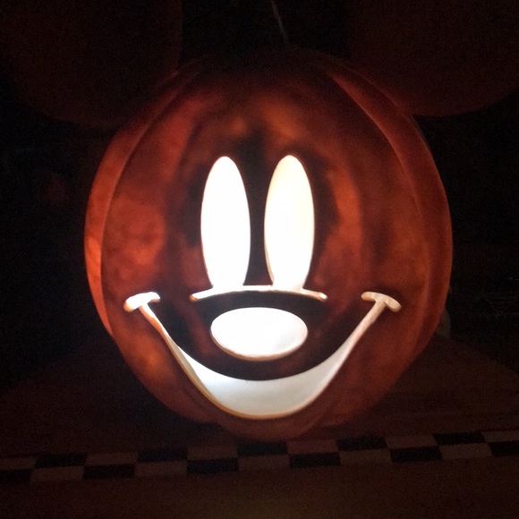 Pottery Barn Kids Magically Enchanting Disney Mickey Mouse Pumpkin Luminary - Picture 7 of 17